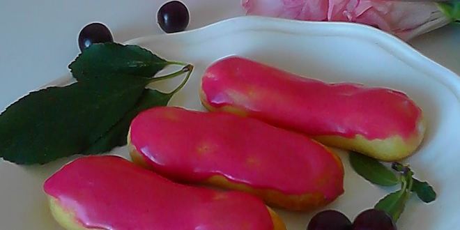 Рецепт вишневых эклеров