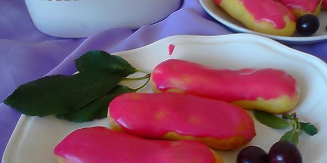 Рецепт вишневых эклеров