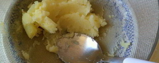 Шаг 1: эклеров из картофеля