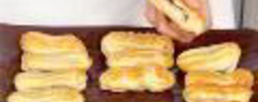 Шаг 4: эклеров из заварного теста