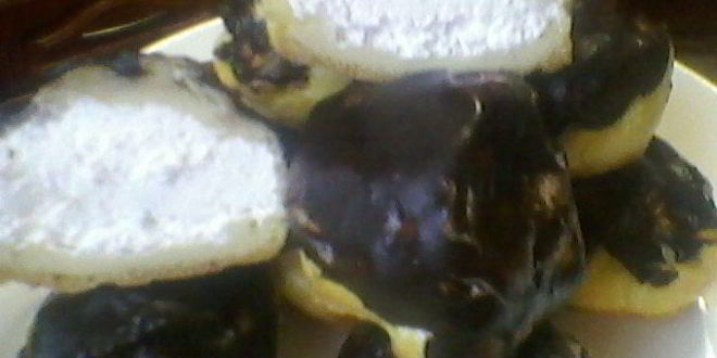 Рецепт эклеров с бананово-йогуртовым кремом