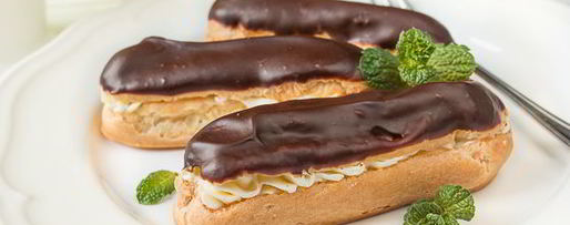 Шаг 25: эклеров с итальянским сливочным кремом и шоколадом