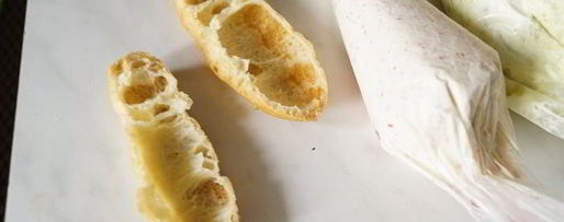 Шаг 13: эклеров с крабовой начинкой