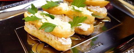 Шаг 14: эклеров с крабовой начинкой