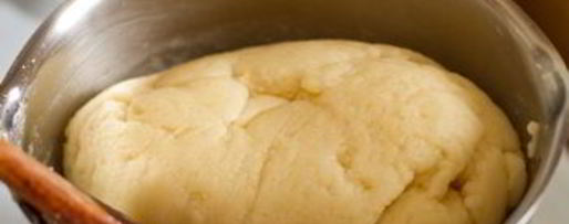 Шаг 5: эклеров с креветочным кремом и тартаром из хурмы