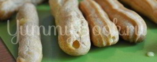 Шаг 12: эклеров с лимонным кремом