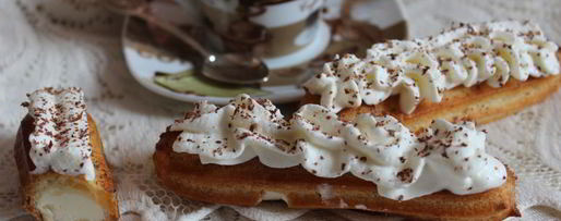 Шаг 7: эклеров с масляным кремом