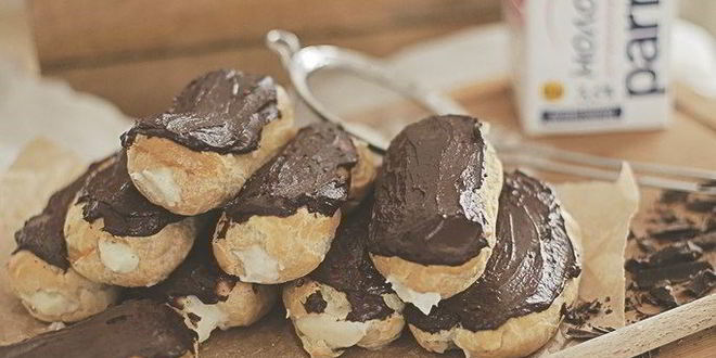 Рецепт эклеров с шоколадной глазурью