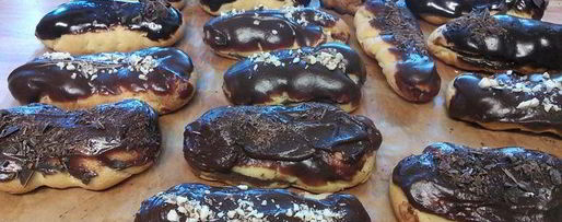 Шаг 10: эклеров с шоколадным кремом патисьер