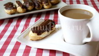 Рецепт Эклеров с творожным сыром