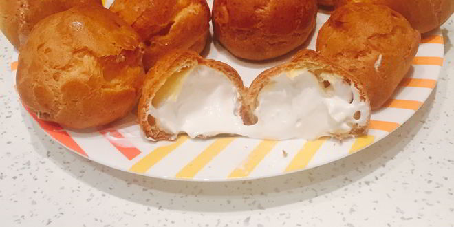 Рецепт эклеров с заварным белковым кремом