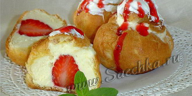 Рецепт эклеров с заварным кремом
