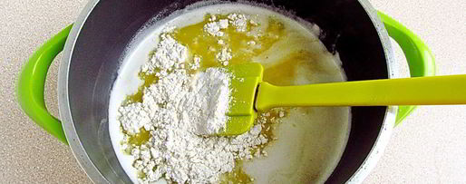 Шаг 1: эклеров со сливочно-сметанным кремом