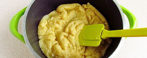 Шаг 2: эклеров со сливочно-сметанным кремом