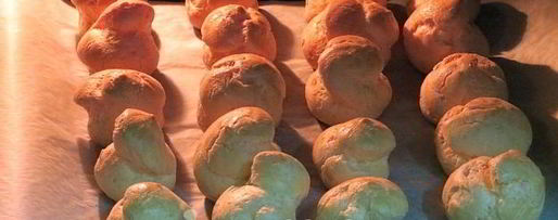 Шаг 9: закусочных профитролей с лососем