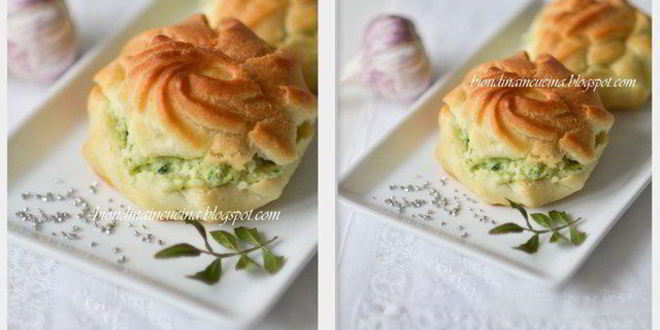 Рецепт закусочных профитролей с нежным кремом из цукини