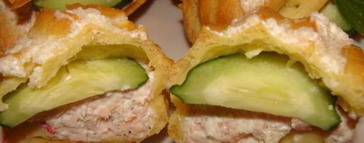 Шаг 10: закусочных эклеров с креветочным кремом