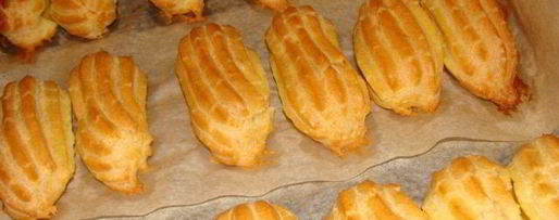 Шаг 3: закусочных эклеров с креветочным кремом