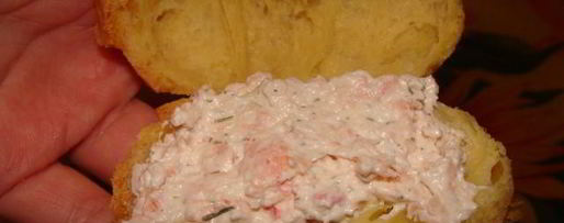 Шаг 8: закусочных эклеров с креветочным кремом