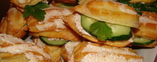 Шаг 9: закусочных эклеров с креветочным кремом