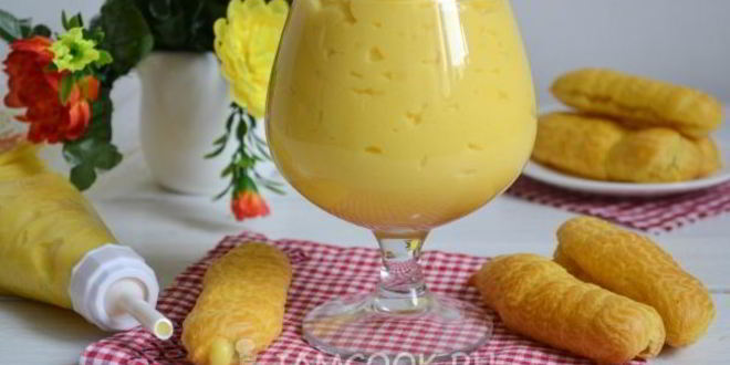 Рецепт заварного крема для эклеров