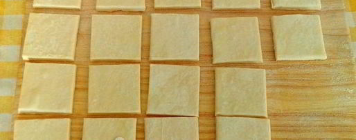 Шаг 5: закусочных слоек с крабовым мясом, сливочным сыром и зеленью