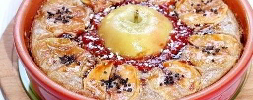 Шаг 8: гречневой запеканки с карамельными яблоками