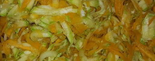 Шаг 1: кабачкова-тыквенной запеканка с зеленью и овсяными хлопьями