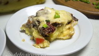 Рецепт Картофельной запеканки с соусом