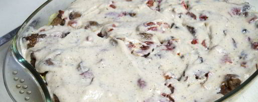 Шаг 10: картофельной запеканки с соусом