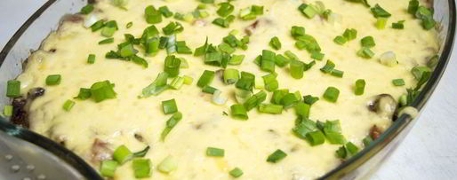 Шаг 12: картофельной запеканки с соусом