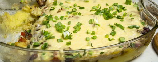 Шаг 13: картофельной запеканки с соусом