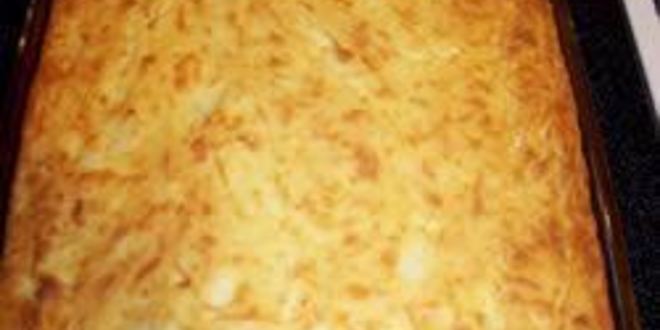 Рецепт картофельной запеканки с сыром и луком
