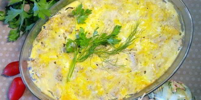 Рецепт куриного-овощной запеканка