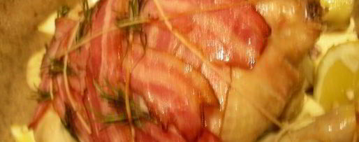 Шаг 6: курицы с короной из панчетты