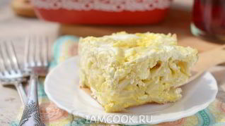 Рецепт Лапшевника с творогом