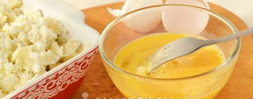 Шаг 4: лапшевника с творогом