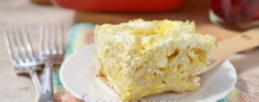 Шаг 9: лапшевника с творогом