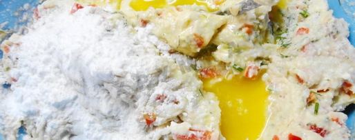 Шаг 2: мини-запеканок из куриного филе с творогом