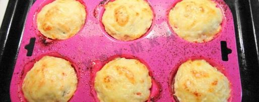 Шаг 5: мини-запеканок из куриного филе с творогом