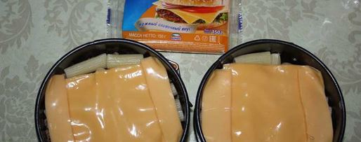 Шаг 8: мясной запеканки под сырной шубкой