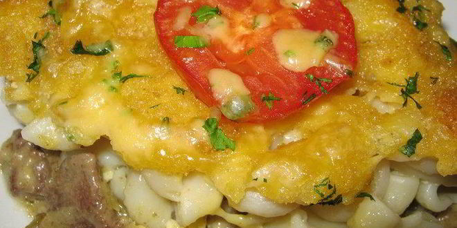 Рецепт осенней запеканки с печенью