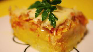 Рецепт Овощной запеканки с семгой