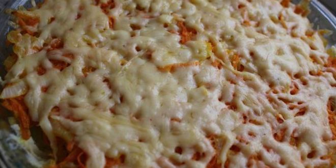 Рецепт овощной запеканки с семгой