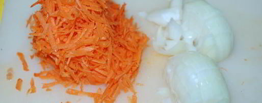 Шаг 4: овощной запеканки с семгой