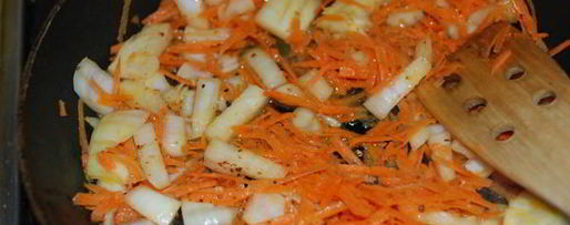 Шаг 5: овощной запеканки с семгой