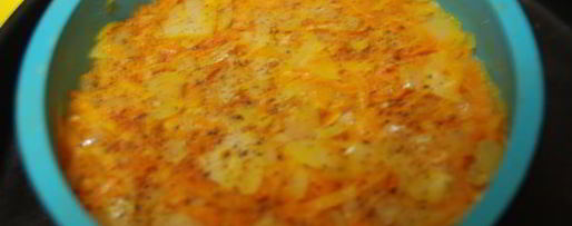 Шаг 8: овощной запеканки с семгой