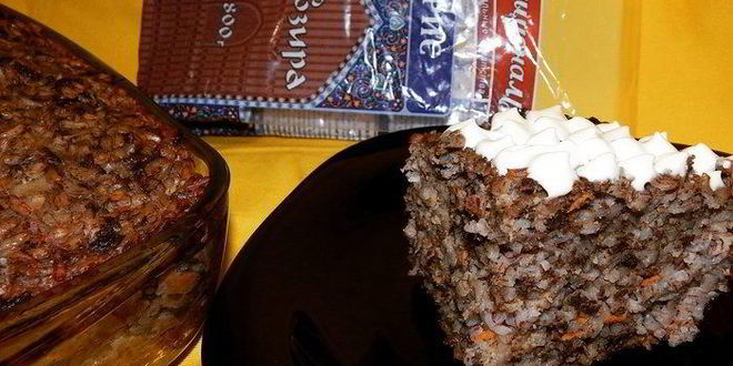 Рецепт полезной запеканки с рисом и печенью