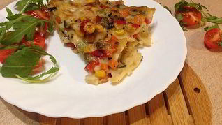 Рецепт Постной запеканки из макарон