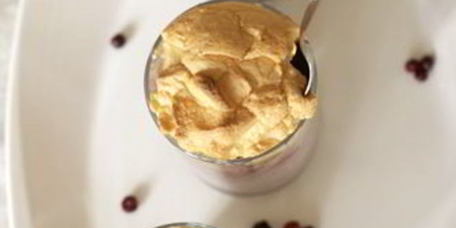 Рецепт рисовой запеканки с ревенем